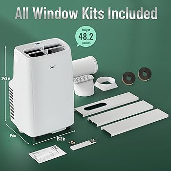 Airdog THE Fᴀᴀn portable DuraComfort Portable Air Conditioners,8000 BTU(ASHRAE) /5300